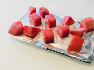 Melonen Eiswürfel