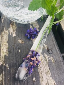Lavendel Eiswürfel