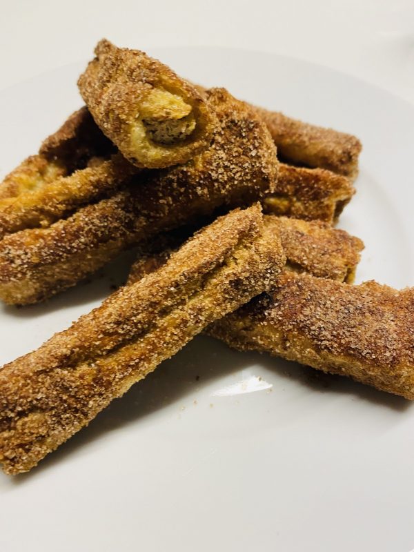 French Toast Zimt Röllchen Hinter dem Regenbogen