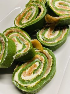 Spinat-Lachs-Rolle